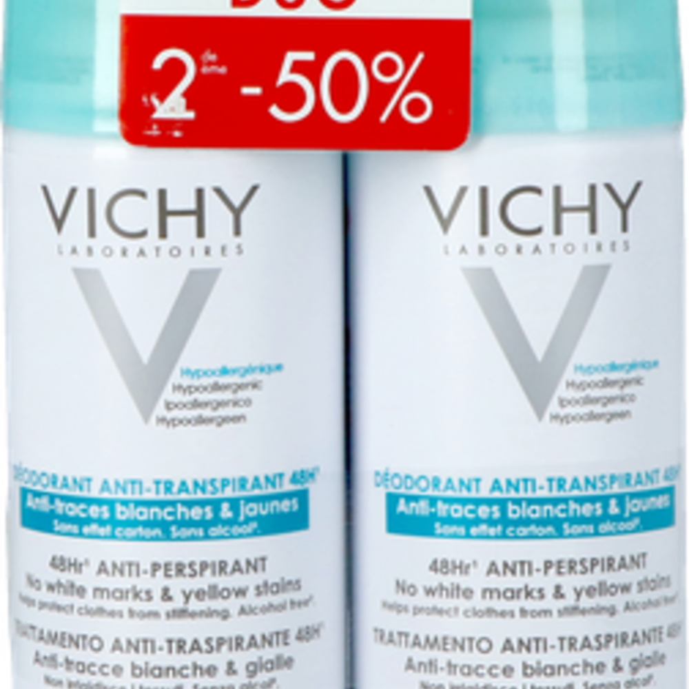 VICHY Vichy Deo A/trace Aerosol 48u Duo 2x125ml