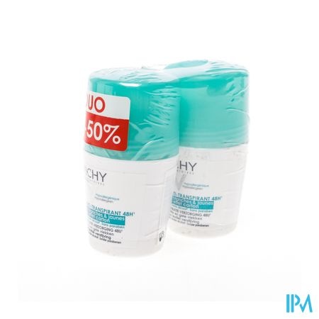 VICHY Vichy Deo A/trace Bille 48h Duo 2x50ml