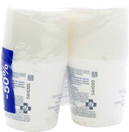 VICHY Vichy Deo Gev. H-geepileerd Roller 48u Duo 2x50ml