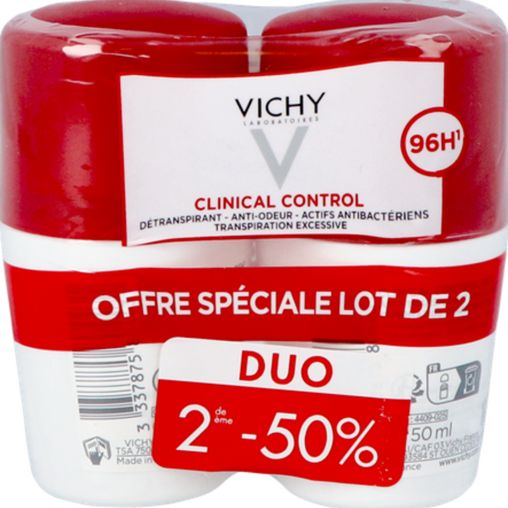 VICHY Vichy Deo V Roll 96h Clinical Ctrl Duo 50ml 2e-50%