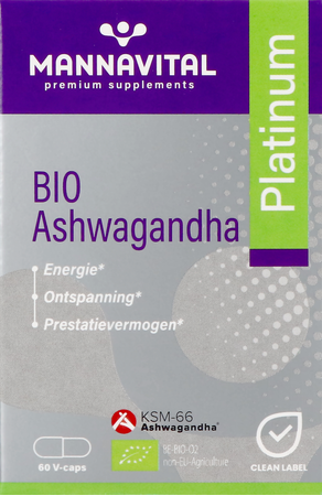 MANNAVITAL Mannavital Ashwagandha V-caps 60