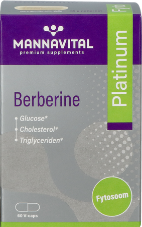MANNAVITAL Mannavital Berberine Platinum V-caps 60