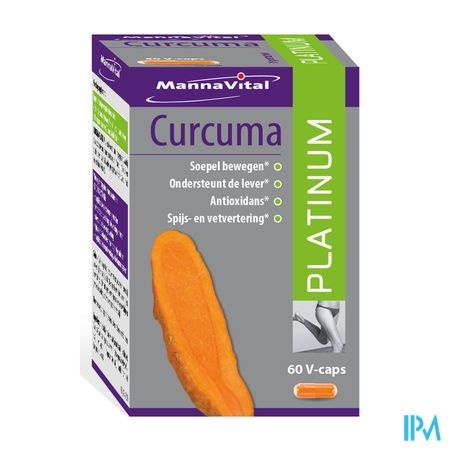 MANNAVITAL Mannavital Curcuma Platinum V-caps 60