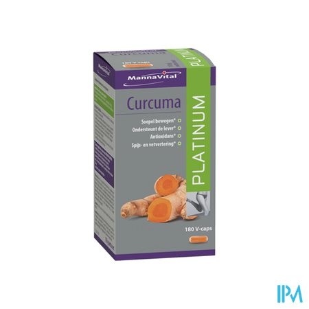 MANNAVITAL Mannavital Curcuma Platinum Caps 180