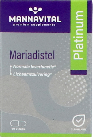 MANNAVITAL Mannavital Mariadistel Platinum V-caps 60