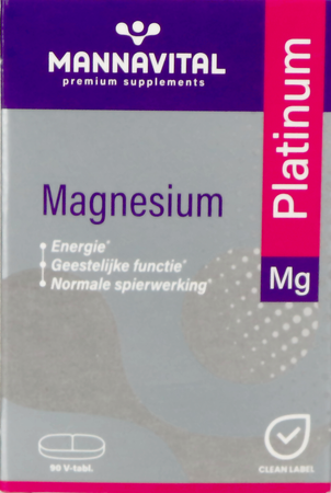 MANNAVITAL Mannavital Magnesium Platinum Nf Tabl 90