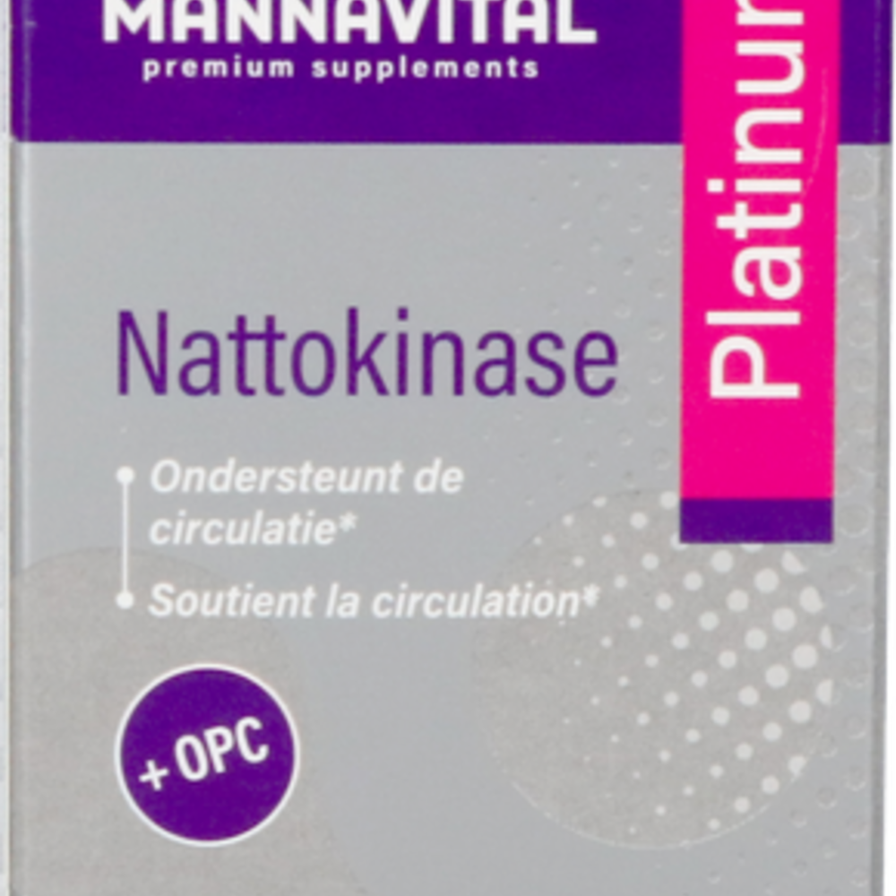 MANNAVITAL Mannavital Nattokinase Platinium V-caps 90