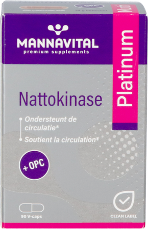 MANNAVITAL Mannavital Nattokinase Platinium V-caps 90