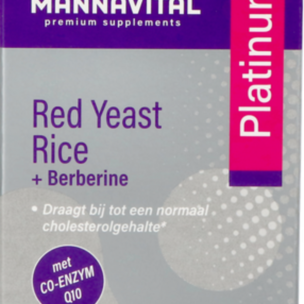MANNAVITAL Mannavital Red Yeast Rice+berberine Plat.v-caps 60
