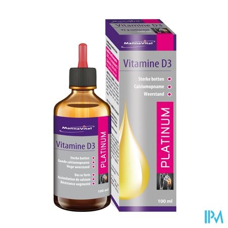 MANNAVITAL Mannavital Vitamine D3 Platinum Goutes 100ml