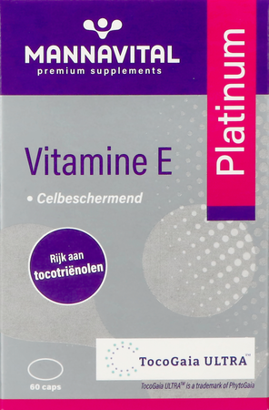 MANNAVITAL Mannavital Vitamine E Caps 60