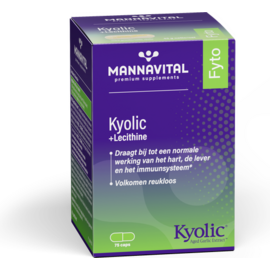 MANNAVITAL Mannavital Kyolic + Lecithine Caps 75