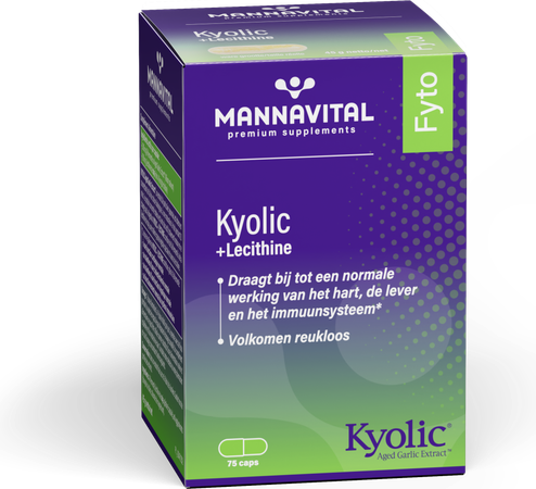 MANNAVITAL Mannavital Kyolic + Lecithine Caps 75