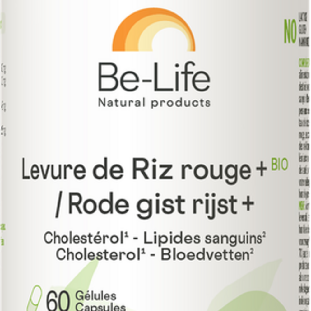 Be-life / Biolife /Belife Gist Rode Rijst Bio Be Life Caps 60