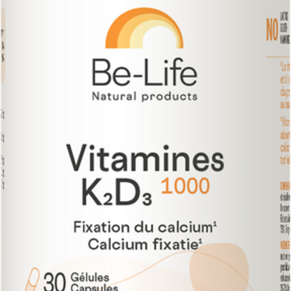 Be-life / Biolife /Belife Vitamines K2 D3 1000 Be Life Caps 30