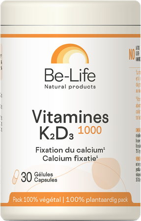 Be-life / Biolife /Belife Vitamines K2 D3 1000 Be Life Caps 30