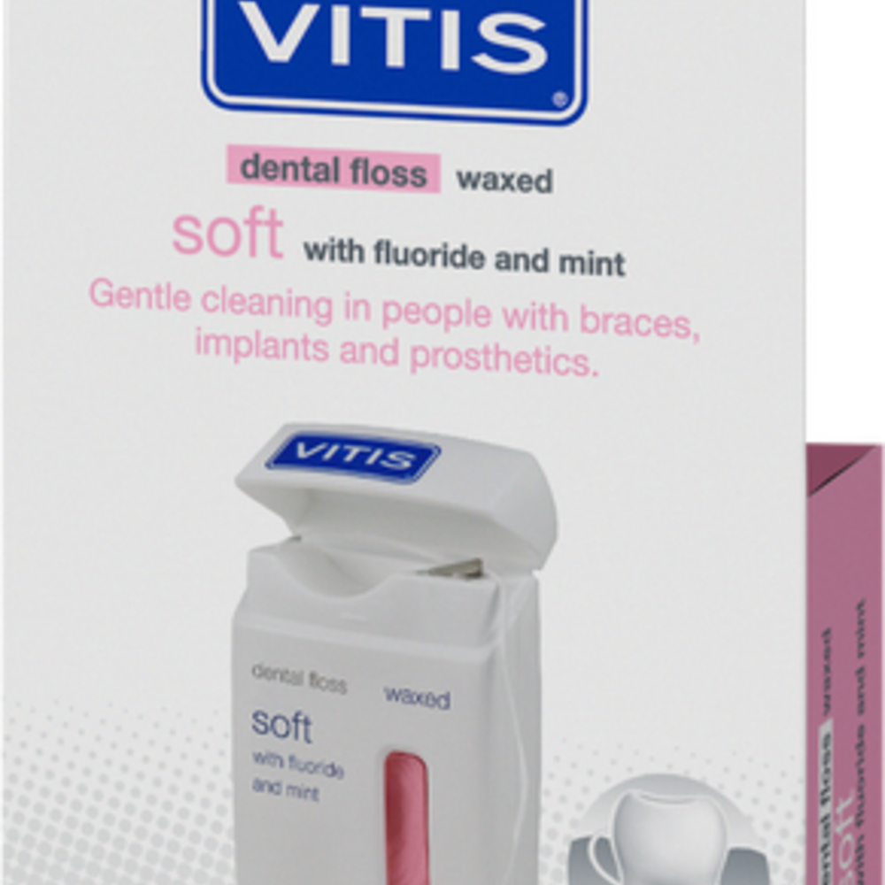 Vitis Floss Waxed Fluor Mint 50m 1650