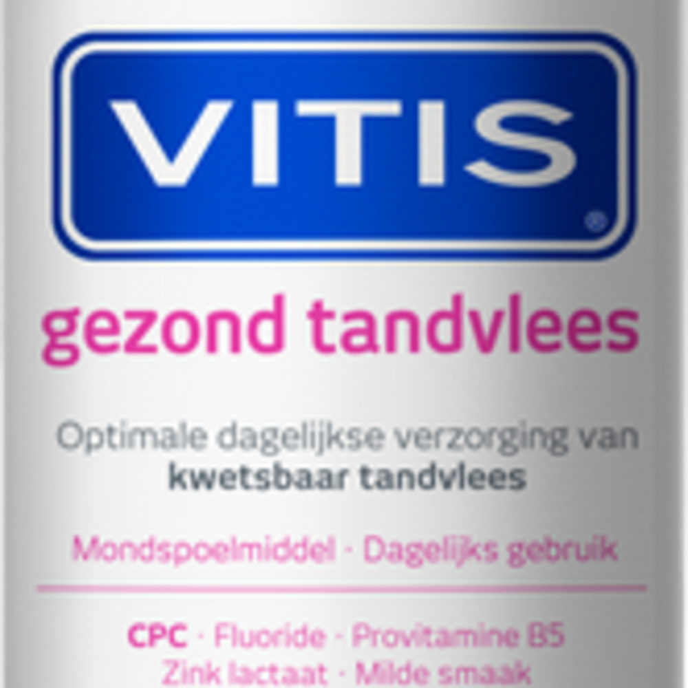 Vitis Gezond Tandvlees Mondspoelmiddel met 0,05% Cetylpyridinium Chloride (CPC) 31414