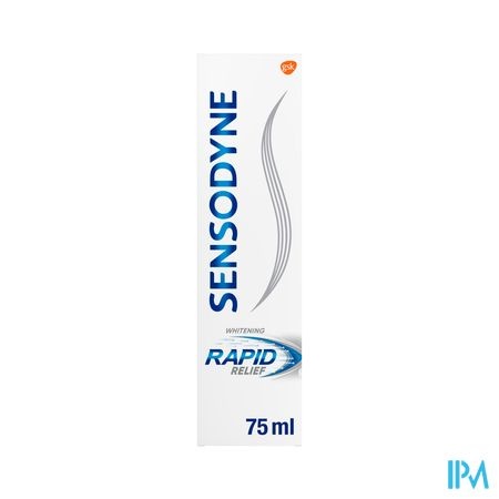 Sensodyne Rapid Relief Whitening Dentifrice 75ml