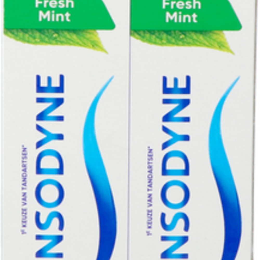 Sensodyne Fresh Mint Tandpasta Tube 2x75ml