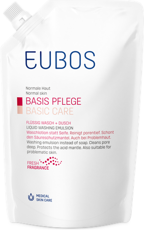 EUBOS Eubos Zeep Vloeibaar Roze Refill 400ml