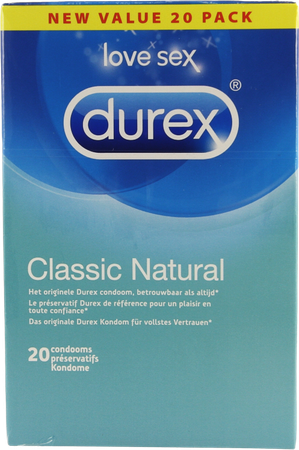 DUREX Durex Classic Natural Condoms 20