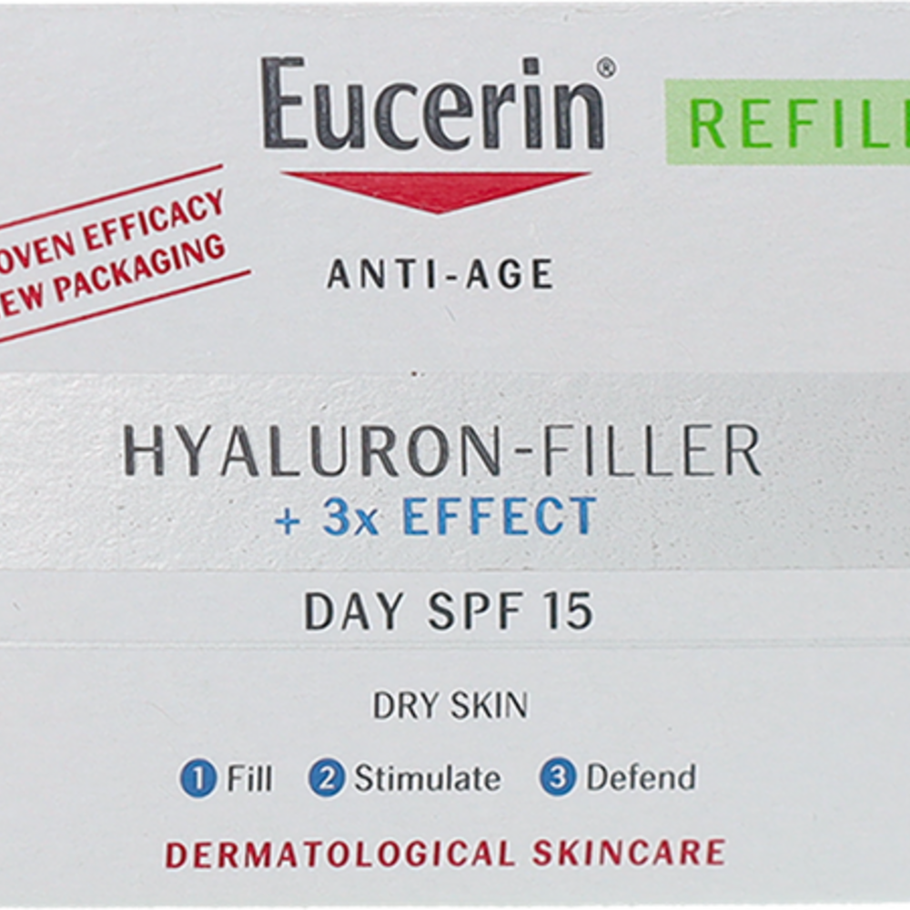 Eucerin - Beiersdorf Eucerin Hyaluron-fillerx3 Dagcreme Ip15 Navul.50ml