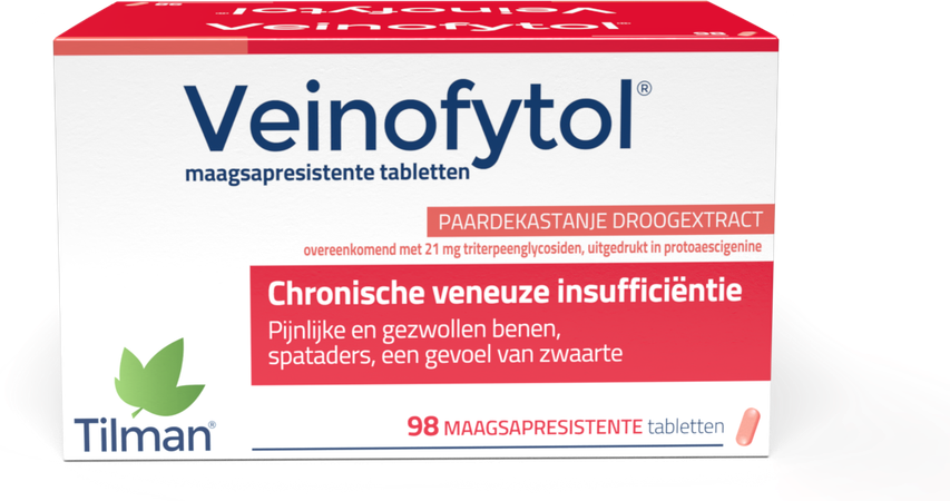 TILMAN Veinofytol Maagsapresist Tabl 98x50mg