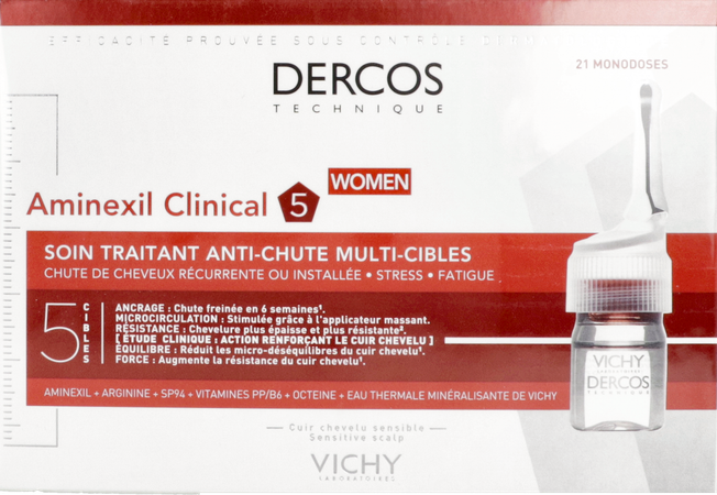 Vichy Dercos Vichy Dercos Aminexil Clinical 5 Women Amp 21x6ml