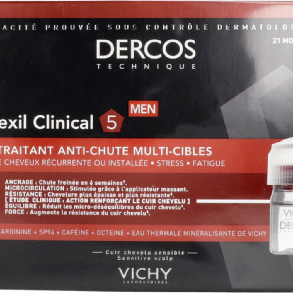 Vichy Dercos Vichy Dercos Aminexil Clinical 5 Men Amp 21x6ml