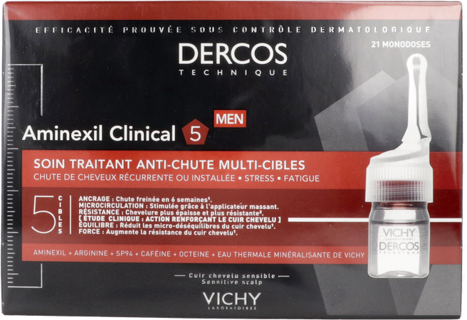 Vichy Dercos Vichy Dercos Aminexil Clinical 5 Men Amp 21x6ml