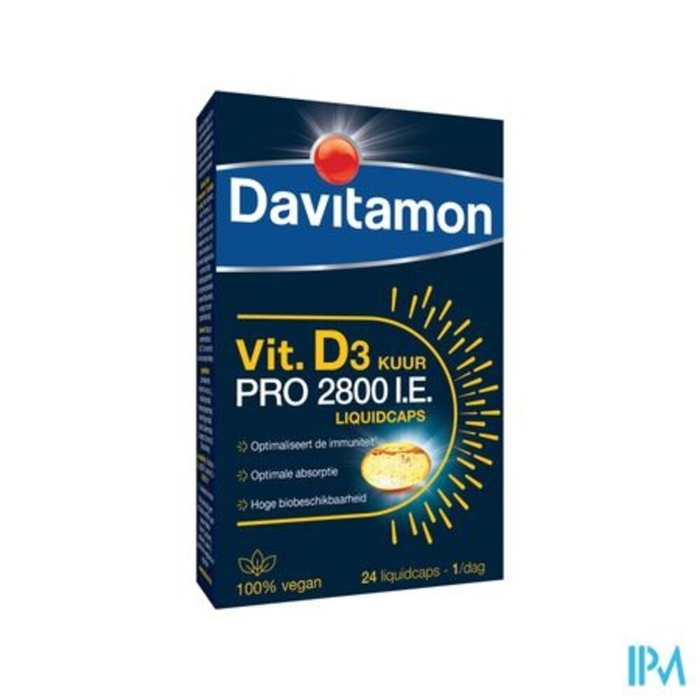 DAVITAMON Davitamon Vegan Vit.d3 2800iu 24 Caps Be