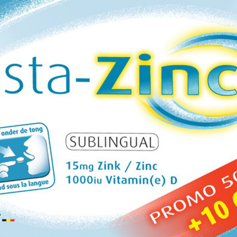 Vista-life Pharma Vista Zinc Smelttabl 50 + 10 Gratis