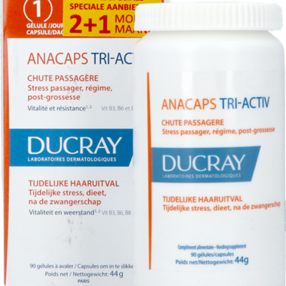 Ducray Anacaps Tri-activ Caps 90