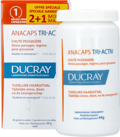 Ducray Anacaps Tri-activ Caps 90
