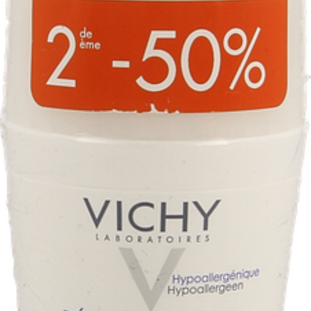 VICHY Vichy Deo React. H Z/alu Zout Roller 24u Duo2x50ml
