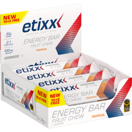 ETIXX Etixx Energy Bar Fruit Tropical 12x38g