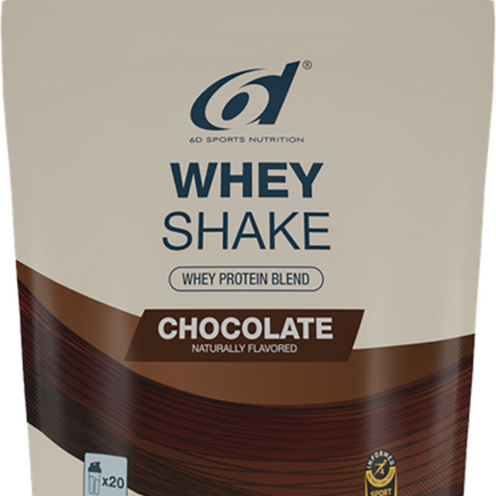 6d sport 6d Whey Shake Chocolate Pdr 500g