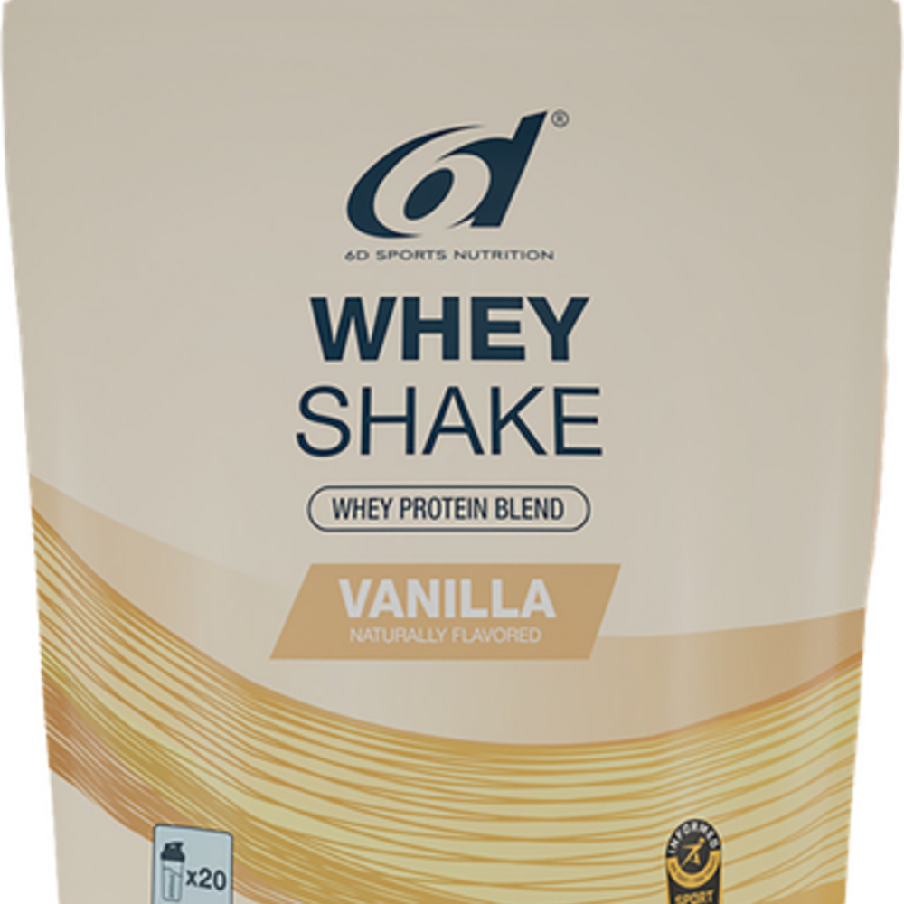 6d sport 6d Whey Shake Vanilla Pdr 500g