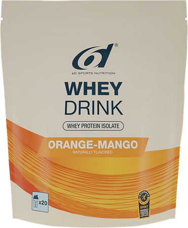6d sport 6d Whey Drink Orange&mango Pdr 480g