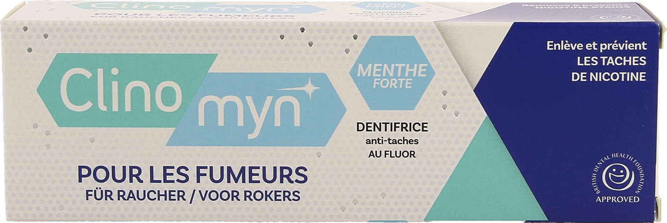 Clinomyn Dentifrice A/tache Fumeurs 75ml