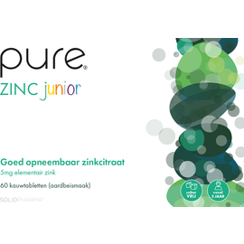Pure by Solidpharma Pure Zinc Junior Kauwtabl 60