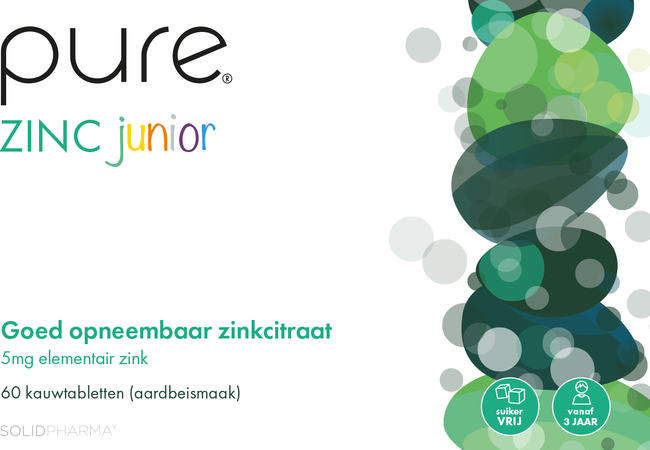 Pure by Solidpharma Pure Zinc Junior Comp A Croquer 60