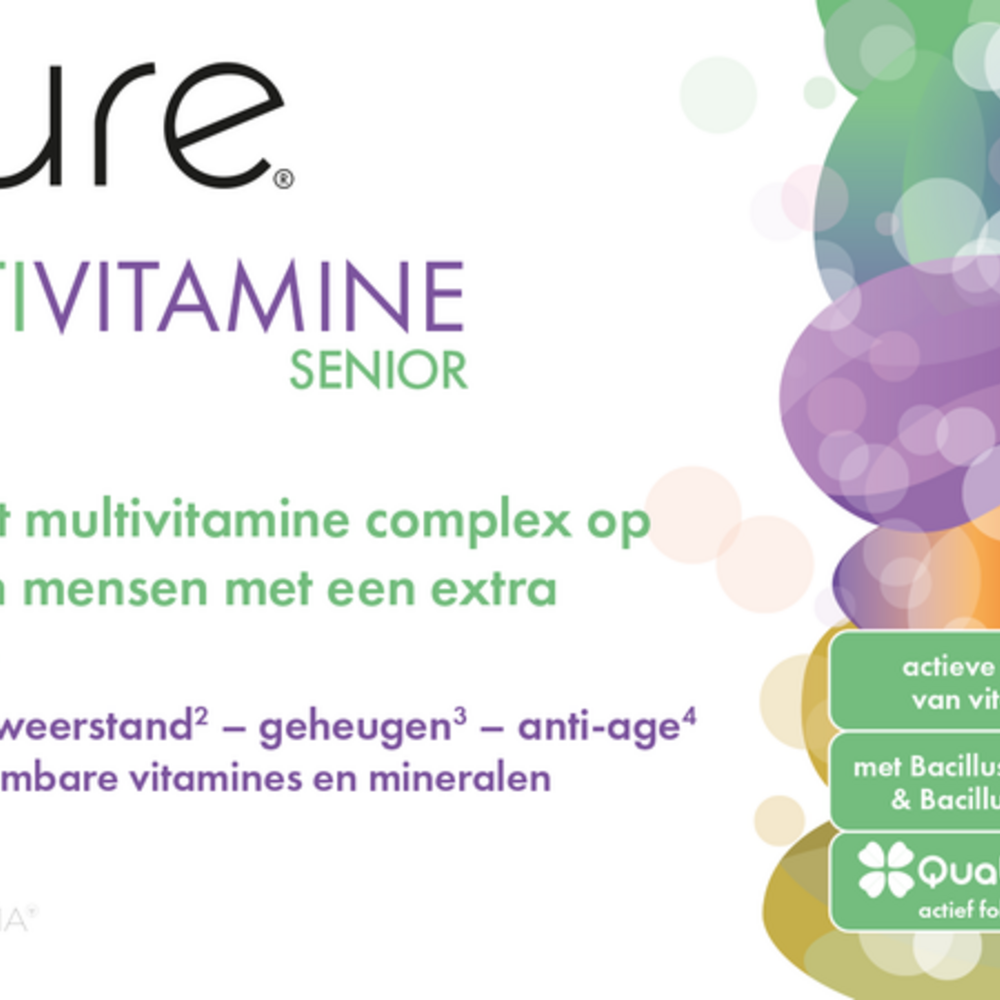 Pure by Solidpharma Pure Multivitamine Senior Tabl 60