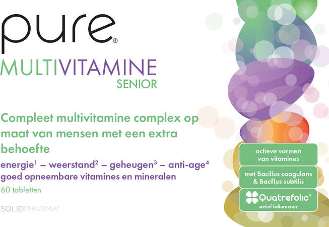 Pure by Solidpharma Pure Multivitamine Senior Comp 60