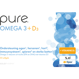 Pure by Solidpharma Pure Omega 3 + D3 Softgels 30