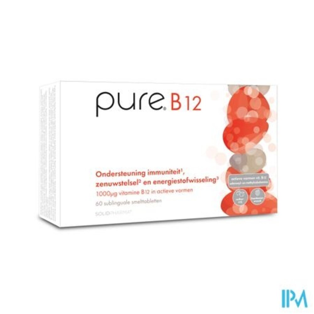 Pure by Solidpharma Pure B12 Smelttabl 60