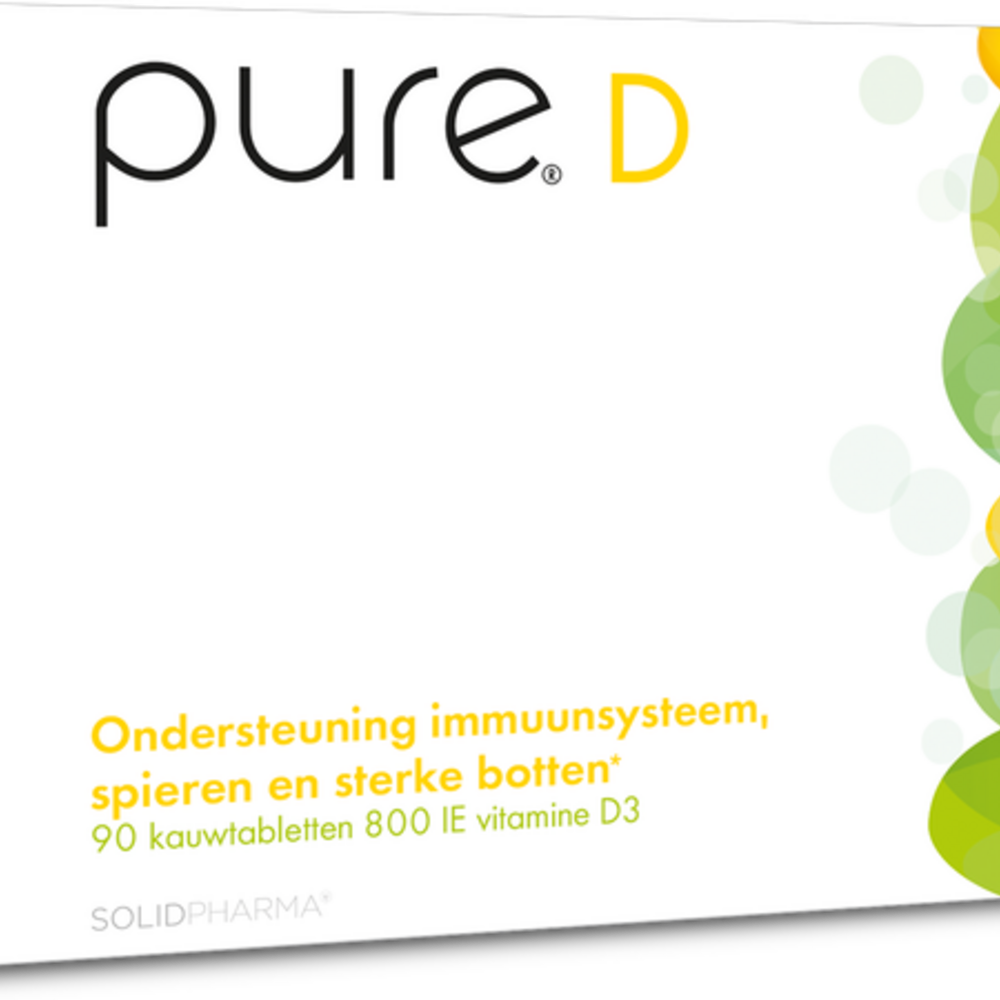 Pure by Solidpharma Pure D Kauwtabletten 90