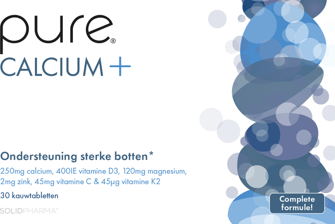 Pure by Solidpharma Pure Calcium+ Comp A Croquer 30