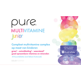 Pure by Solidpharma Pure Multivitamine Junior Kauwtabl 60